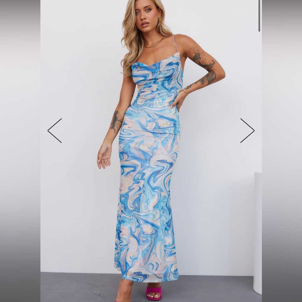 Maxi low back dress